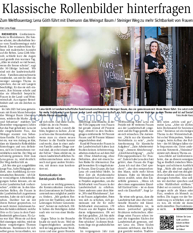 AZ Rheinhessen, 08.03.2025 Allgemeine Zeitung, Rheinhessen